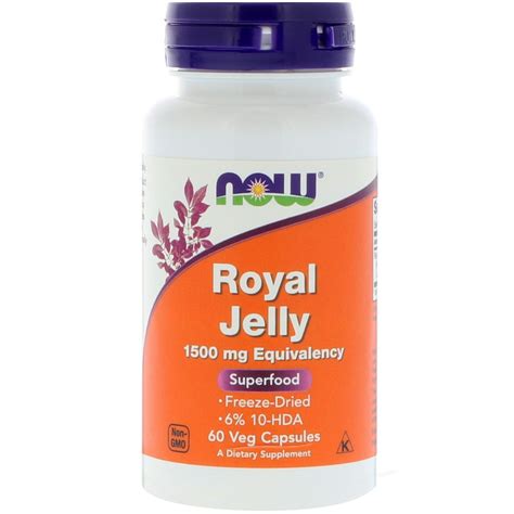 Now Foods, Royal Jelly, 60 Veg Capsules - Byclue