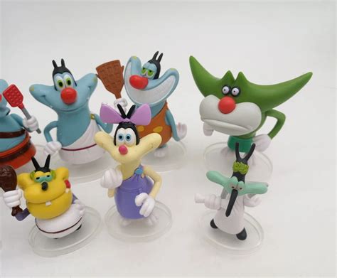 Figure Oggy and the Cockroaches toy dolls oggy olivia jack collection – WhiteBlack Store