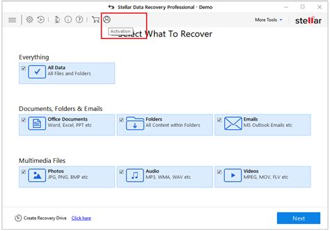 Get Activation Key Of Stellar Data Recovery Software