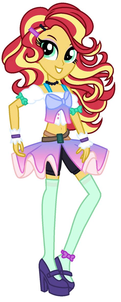 Eqg Sunset Shimmer In Serenas Contest Outfit By Spiralofficialartsyt