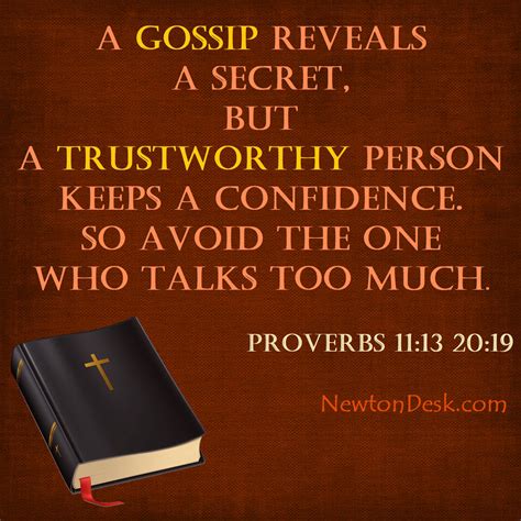 Bible Gossip Quotes