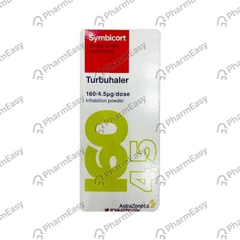 Buy Symbicort Turbuhaler 160 4 5mcg Box Of 120 Metered Dose Inhaler