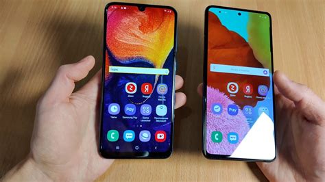 Samsung Galaxy A50 Vs A51 сравнение Youtube