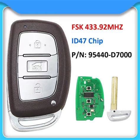 For Hyundai Tucson Smart Key Buttons Mhz With Id Chip Fccid