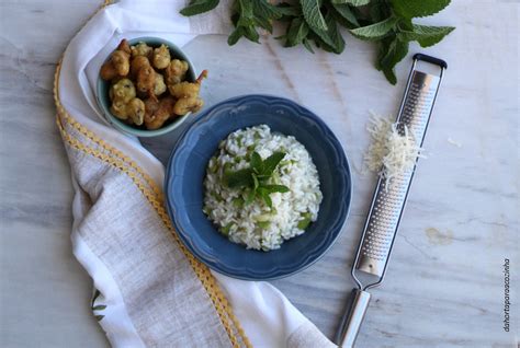 Risotto De Favas Tempura De Mexilh Es Da Horta Para A Cozinha