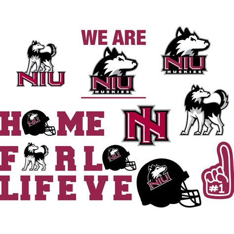 Northern Illinois Huskies Bundle Nfl Svg Nfl Svg Football Inspire Uplift