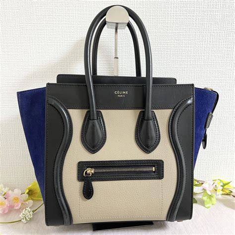 なグリーン Celine 未使用品☆celine セリーヌ ラゲージナノショッパーの通販 By Audrey2001s Shop