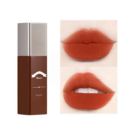 Lipgloss Chocolate Powder Fogged Lip Mud Velvet Glaze Waterproof And