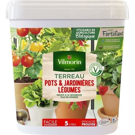 Vilmorin Seau Terreau Sp Cial Pots Et Jardini Res L Gumes L Lot De