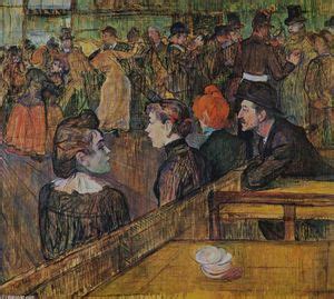 Au Bal Du Moulin De La Galette De Henri De Toulouse Lautrec