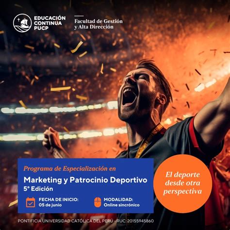 Especialización En Marketing Y Patrocinio Deportivo Gestión Pucp