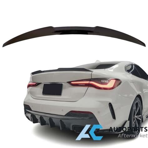 For 2021 2024 Bmw 4 Series G22 2 Doors 430i M4 Style Rear Spoiler Gloss Black Ebay