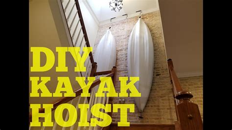 Easy Diy Kayak Hoist Youtube