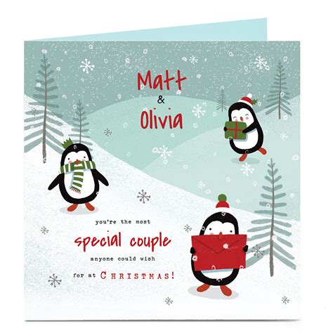 Buy Personalised Christmas Card The Most Special Couple For Gbp 3 29 Card Factory Uk