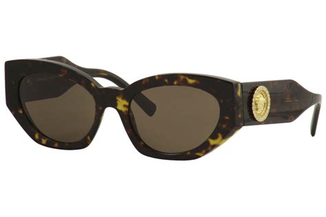 Versace Womens 4044b 4044 B Gb187 Blackgold Fashion Wrap Sunglasses 60mm