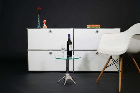 Usm Haller Sideboard Oh Mit Klappt Ren Reinweiss