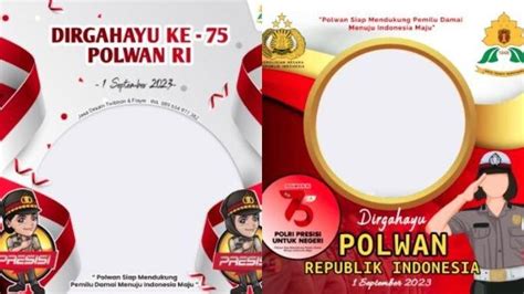 Link Twibbon Hut Polwan Ke September Untuk Ucapan Di