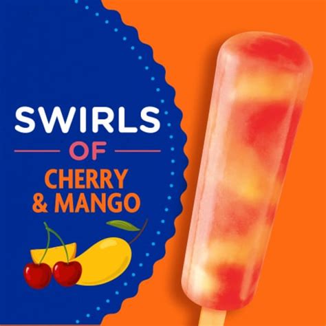 Kroger® Cherry Mango Swirl Mighty Ice Pops 9 Ct Qfc