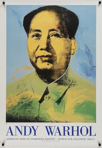 Andy Warhol Mao Original Musuem Exhibition Print Magnets In The