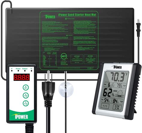 IPower 48 X 20 Seedling Heat Mat Hydroponic Digital Thermostat