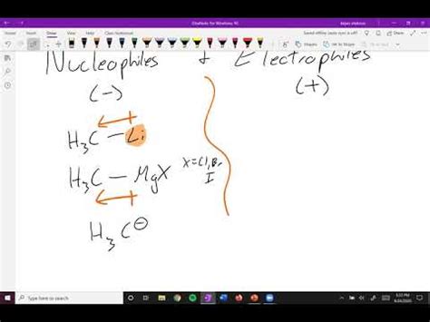 CHEM112 6 13 Nucleophiles And Electrophiles YouTube