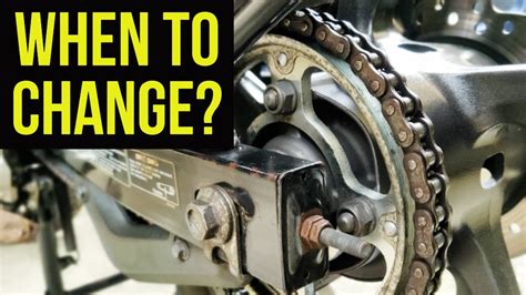 When To Change Your Motorcycle Chain Sprocket Simple Ways Youtube