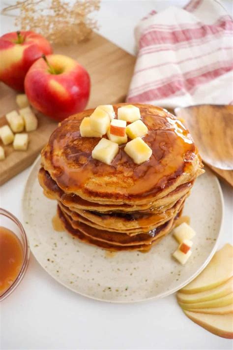 Caramel Apple Pancake Recipe Homemade Heather