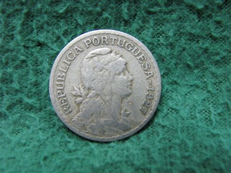 1927 Portugal 1 Escudo SILVER Coin – Antique Coins World