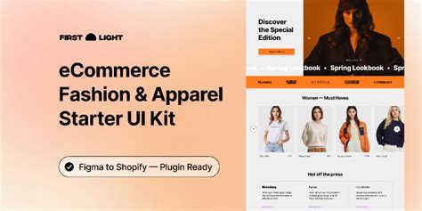 eCommerce Fashion UI Kit - First Light | Figma