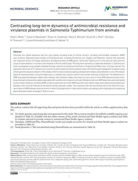 (PDF) Contrasting long-term dynamics of antimicrobial resistance and ...