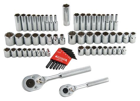 Proto Socket Wrench Set Socket Size Range 18 In To 34 In 5 Mm To 18