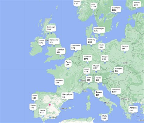 The Cheapest Cities in Europe to Fly to in 2023