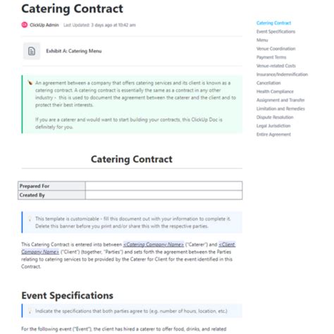 10 Free Business Contract Templates And Agreements Clickup