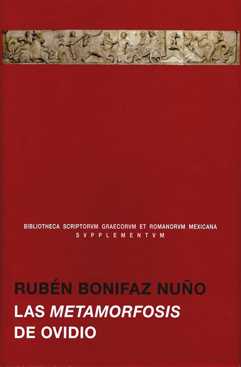 Las Metamorfosis De Ovidio Bonifaz Nu O Rub N Libro En Papel