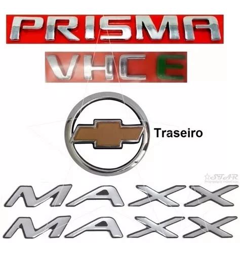 Emblemas Prisma Vhce Maxx Mala Modelo Original