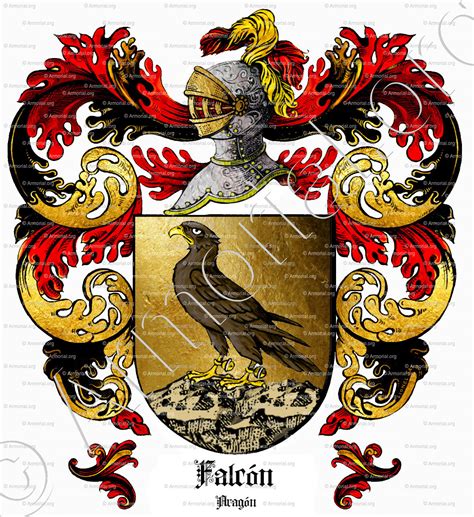 Falcon Armoiries Blason Etymologie Et Origine Nom De Famille