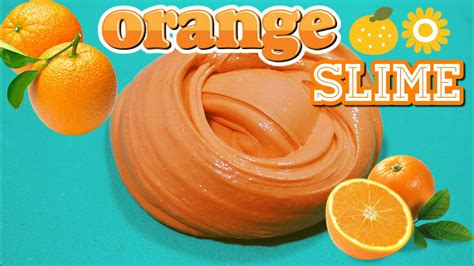 Orange Slime Tutorial Ind Without Borax Youtube