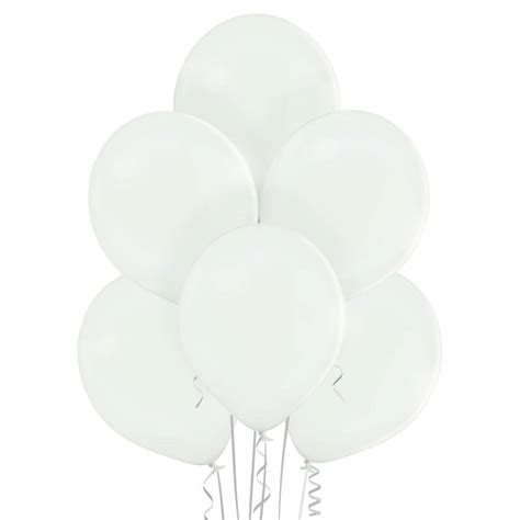 Balony lateksowe B105 Białe Pastel White 30cm 100 szt Okazje