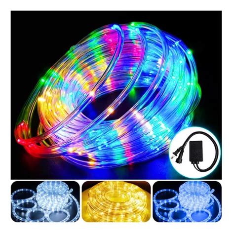 Manguera Led Luces Navideñas 10 Metros Multicolor MercadoLibre