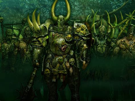 Hail Nurgle! Maggoth Lord & Putrid Blightkings | Wargames, Warhammer ...