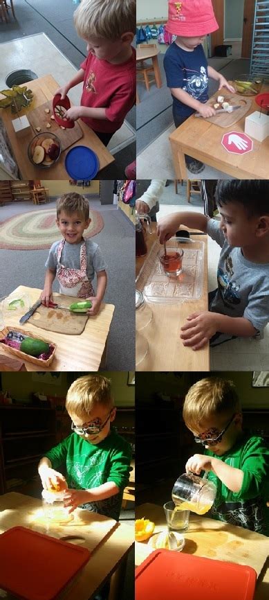 Snack Food Preparation In The Montessori Classroom Small World