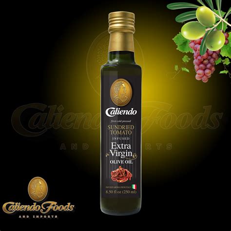 Sun Dried Tomato Infused Extra Virgin Olive Oil 250 Ml Glass Bottle