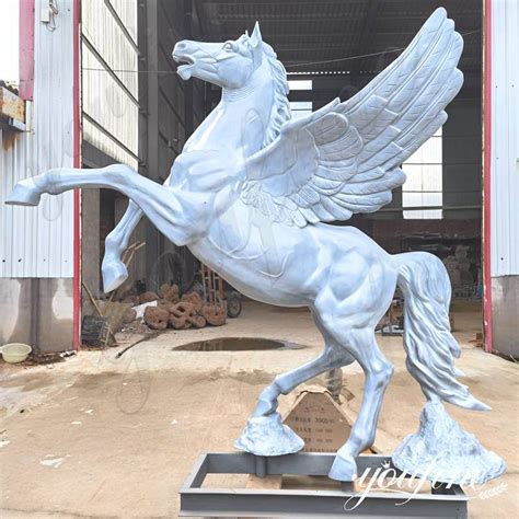 Bronze Pegasus Garden Life Size Horse Wing Statue For Sale Bok1 243