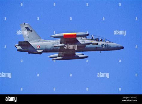 Italian Air Force Aermacchi Mb 339 Trainer Light Attack Aircraft Stock