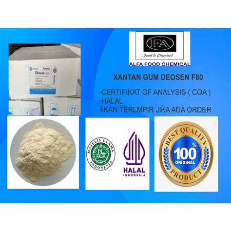 Jual Xanthan Gum Deosen F Pengental Makanan Dan Minuman Shopee