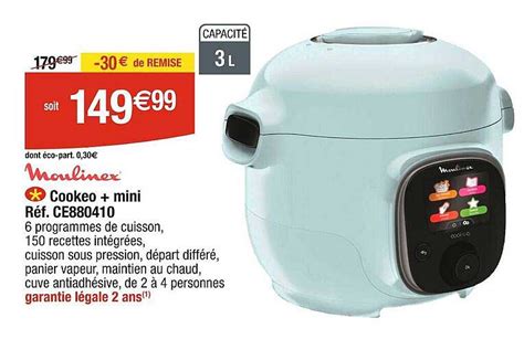 Promo Cookeo Mini Moulinex Chez Cora Icatalogue Fr