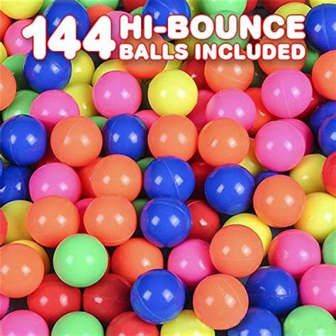 ArtCreativity High Bounce Balls for Kids, Set of 144 Bouncing ...