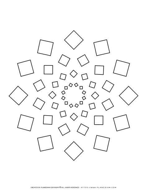 Rhombus Coloring Page