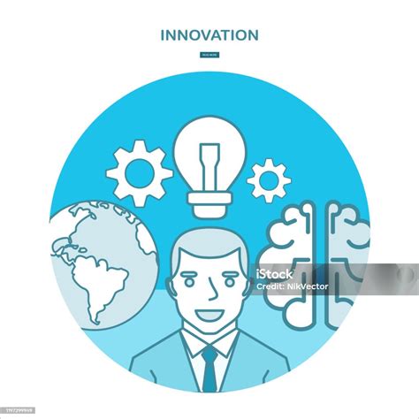 Innovation Concept Creative Idea Abstract Infographic Stock Illustration Download Image Now