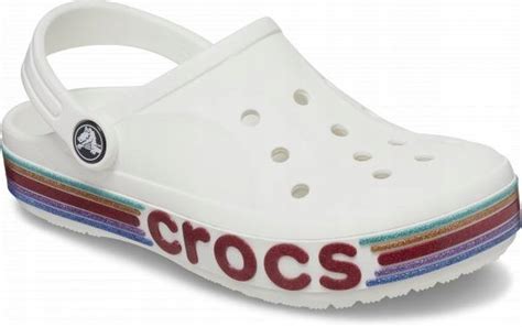 Dzieci Ce Buty Klapki Chodaki Crocs Bayaband Rainbow Clog